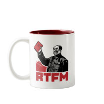 chairman mao rtfm little red book mugs by strk3 chairman mao rtfm little red book mugs