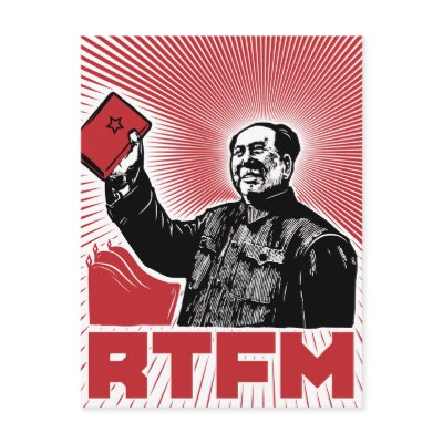 chairman_mao_rtfm_little_red_book_postca