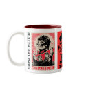 Chairman Meow Propaganda Coffee Mug by obeythepurebreed Chairman Meow Propaganda Coffee Mug