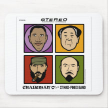 Chairman O and the Stinko Pinko Band Mouse Pad