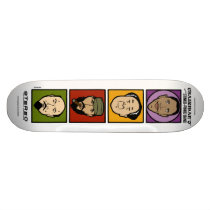 Chairman O and the Stinko Pinko Band skateboards by worsttaste Chairman O and the Stinko Pinko Band skateboards
