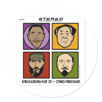 Chairman O and the Stinko Pinko Band stickers by worsttaste Chairman O and the Stinko Pinko Band stickers