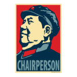 Chairperson Mao: Obama parody poster