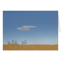 Chairs on the Sahara Card