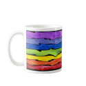 Chakra Color Stripes mugs by karmicmoon Chakra Color Stripes mugs