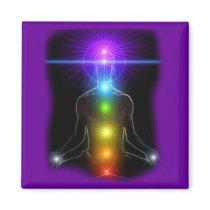 CHAKRA LIGHTS magnets by TopTees CHAKRA LIGHTS magnets