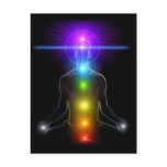 CHAKRA LIGHTS POST CARD