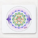 Chakra Mandala Mousepad by LoveDriven Chakra Mandala Mousepad