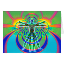 Chakra Rings Greeting Card