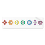 Chakra Strip Bumper Sticker