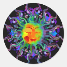 Chakra Sun Sticker