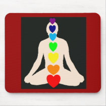 Chakra Yoga Lotus Position Gifts mousepads by gailg1957 Chakra Yoga Lotus Position Gifts mousepads