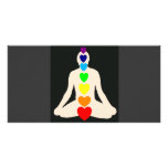 Chakra Yoga Lotus Position Gifts Photo Card