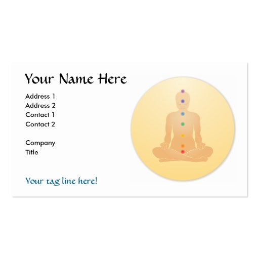 Chakras Business Cards