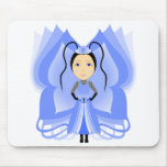Chalcedony Butterfly Princess Mouse Pad