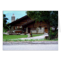 Chalet in Switzerland cards by Riviere Chalet in Switzerland cards