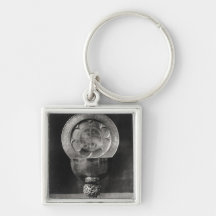 Chalice and Eucharist Plate Keychain