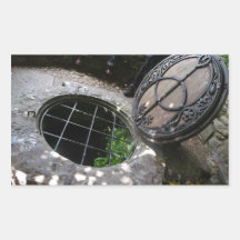 Chalice Wellhead Rectangle Sticker