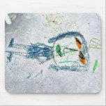 Chalk Girl mousepads