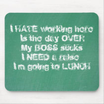 Chalk Inner Thoughts mousepads by KnightOwl Chalk Inner Thoughts mousepads