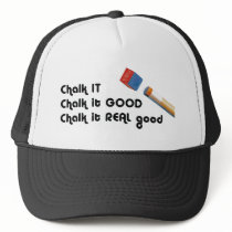 Chalk it Good! caps hats by Satori_Design Chalk it Good! caps hats