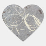Chalk Love Drawing Sticker