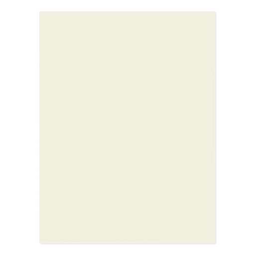 Chalk Neutral Beige Cream Solid Color Background Postcard Zazzle