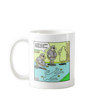 Chalk Outline Funny Police Gifts & Collectibles Mug