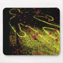 Chalk Outline mousepads
