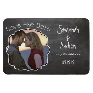 Chalkboard Art Wedding Save the Date