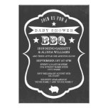 Chalkboard Baby Shower Invitation / Neutral Announcement at Zazzle