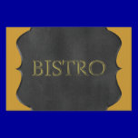 CHALKBOARD BISTRO SIGN RESTAURANT GRAPHIC LOGO ICO yard signs