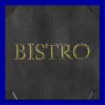 CHALKBOARD BISTRO SIGN RESTAURANT GRAPHIC LOGO ICO posters