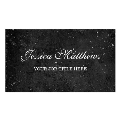 Chalkboard Business Card - Personalize (front side)