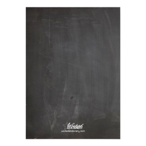 Chalkboard Couples Wedding Shower Invitation