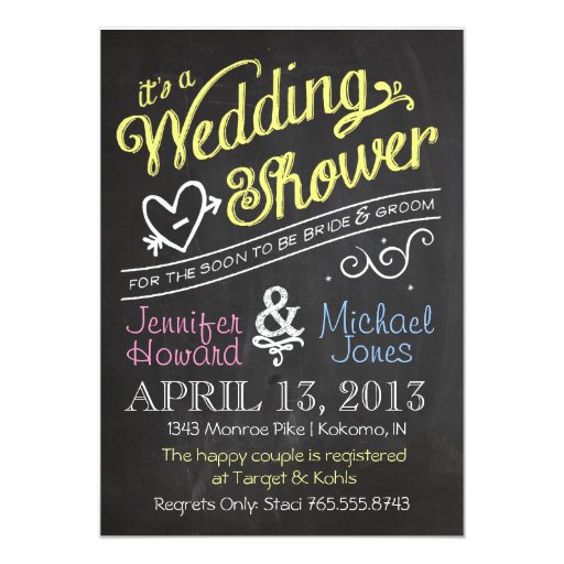 invitation wording for couples wedding shower chalkboard couples wedding shower invitation zazzle invitation wording for couples wedding shower chalkboard couples wedding shower invitation zazzle
