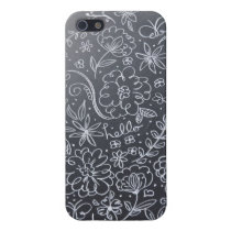 Chalkboard Floral Iphone cover iphone cases