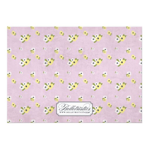 Chalkboard Florals Bridal Shower Invitation