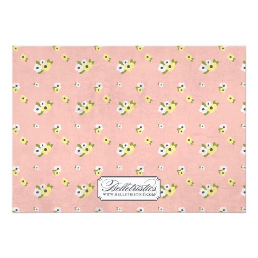 Chalkboard Florals Bridal Shower Invitation