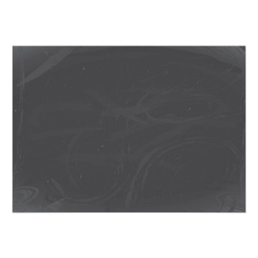 Chalkboard Graduation Cap Invitation