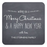Chalkboard Look Christmas/Holiday Stickers stickers