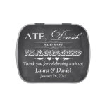 Chalkboard LOOK Wedding Favor Candy Tin at Zazzle