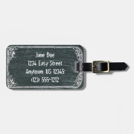 Chalkboard Luggage Tag Zazzle