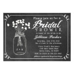 Chalkboard Mason Jar Bridal Shower Invitation