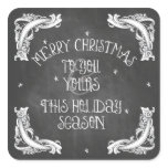 Chalkboard Merry Christmas Sticker stickers