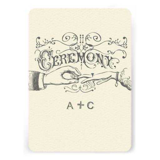 Chalkboard Modern Vintage Typography Invite