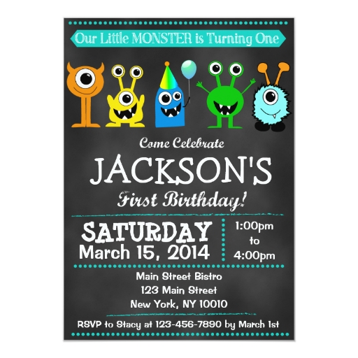chalkboard invitation