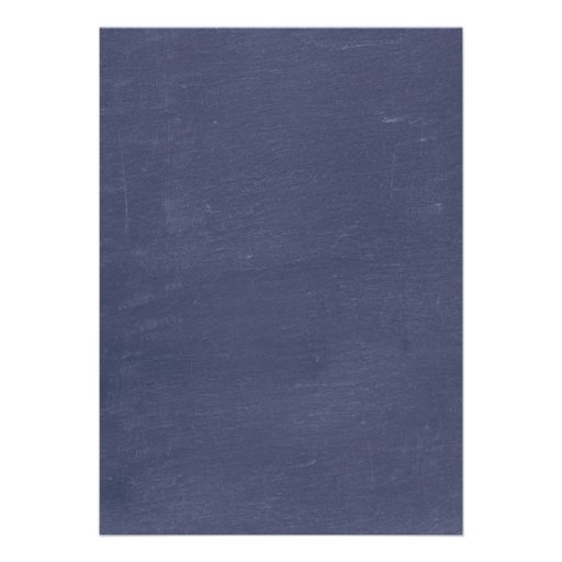 Chalkboard Navy Blue Bridal Shower Invitations