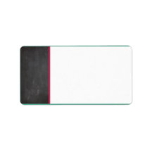 Chalkboard Pink Wedding Mailing Label