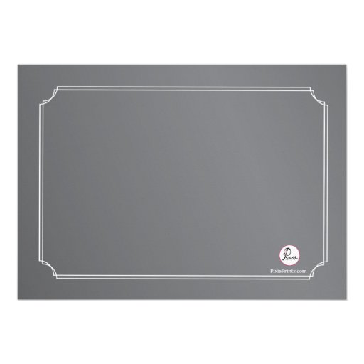 Chalkboard Religious Photo Invitation
